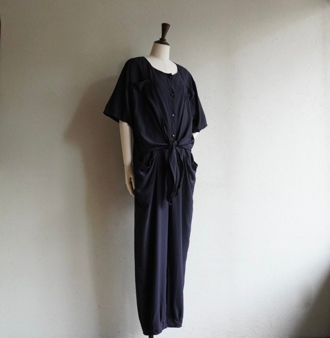 90s Black Jumpsuit Made in Italy