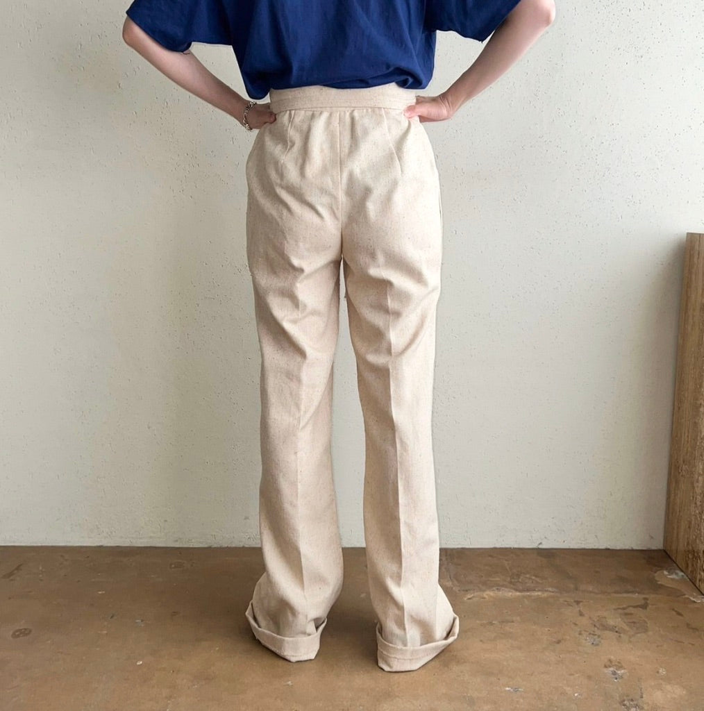 80s Belted Design Pants