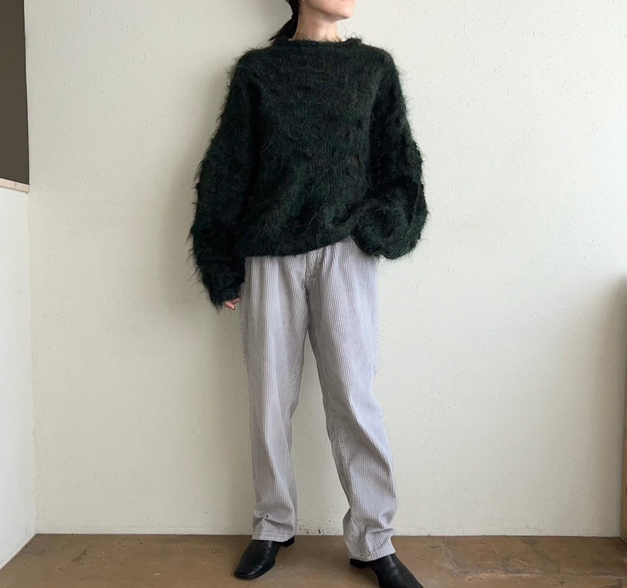 80s Design Green Knit