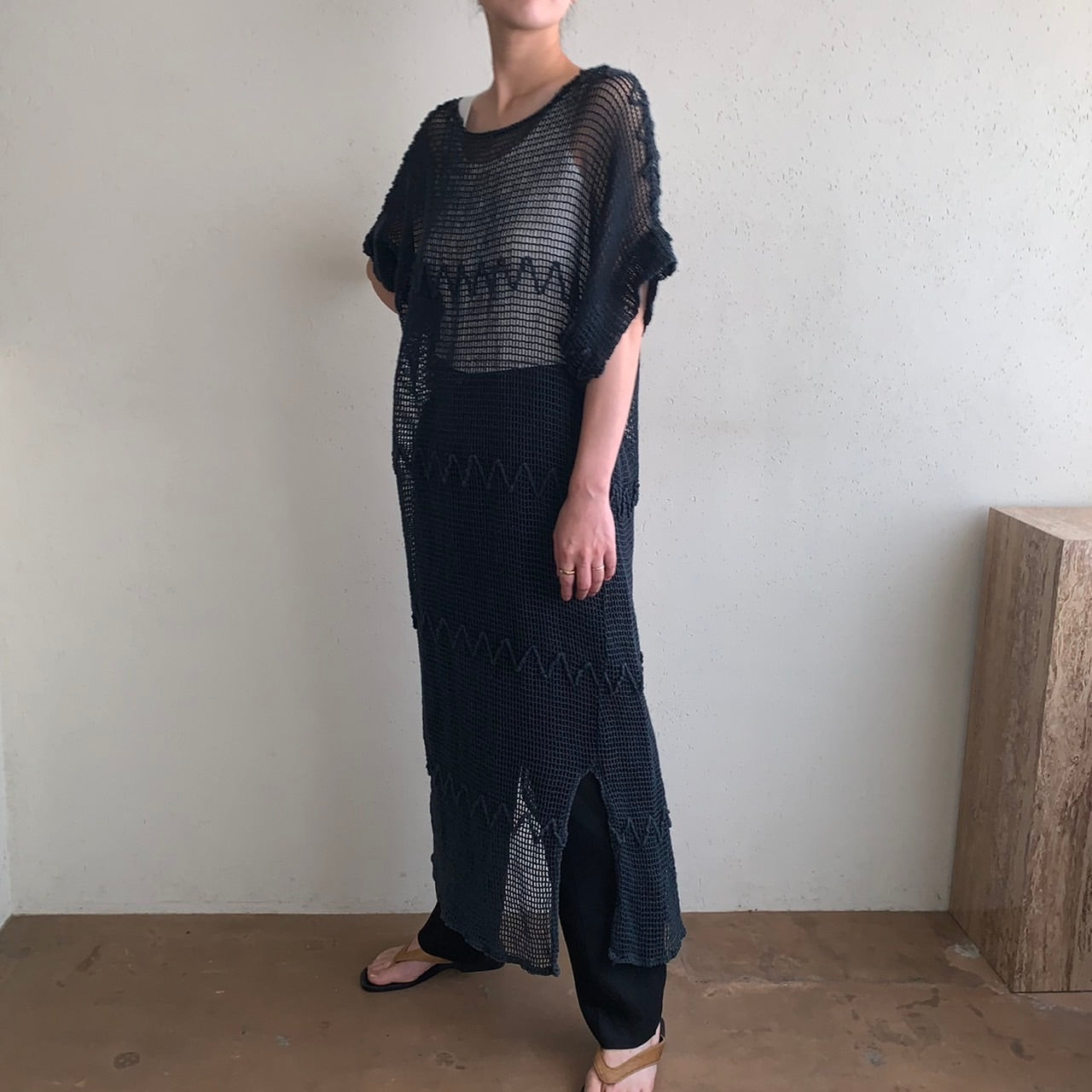 90s Crochet Dress Made in USA