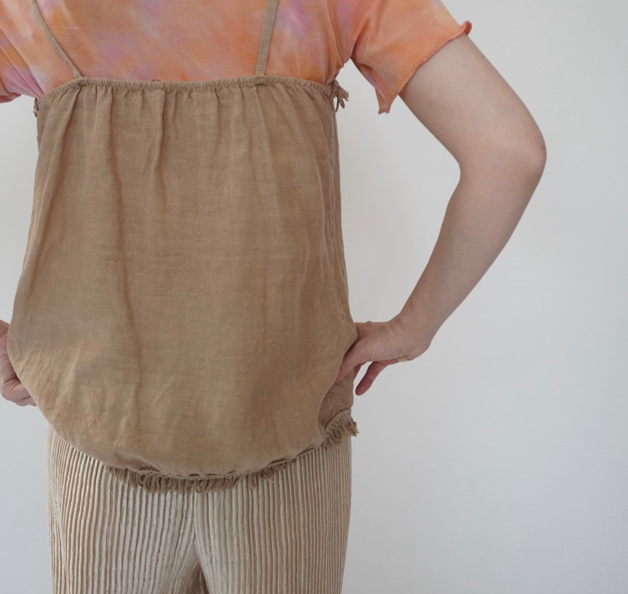 90s Fringe Camisole Top Made in Italy