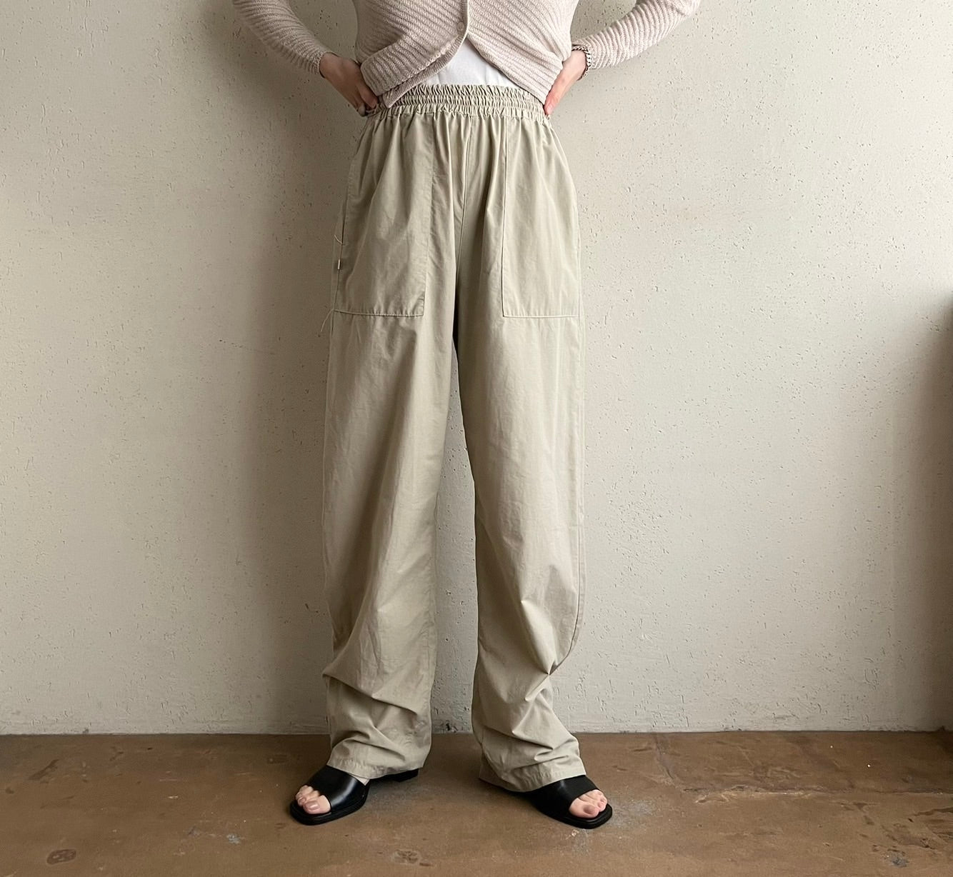 90s Cotton Nylon Pants