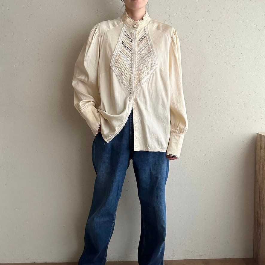 80s Silk Blouse Made in Germany