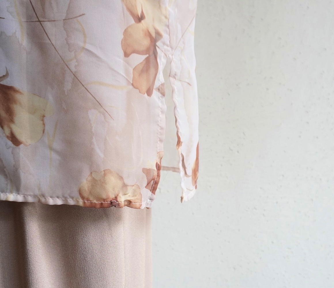 90s Sheer Shirt Made in USA