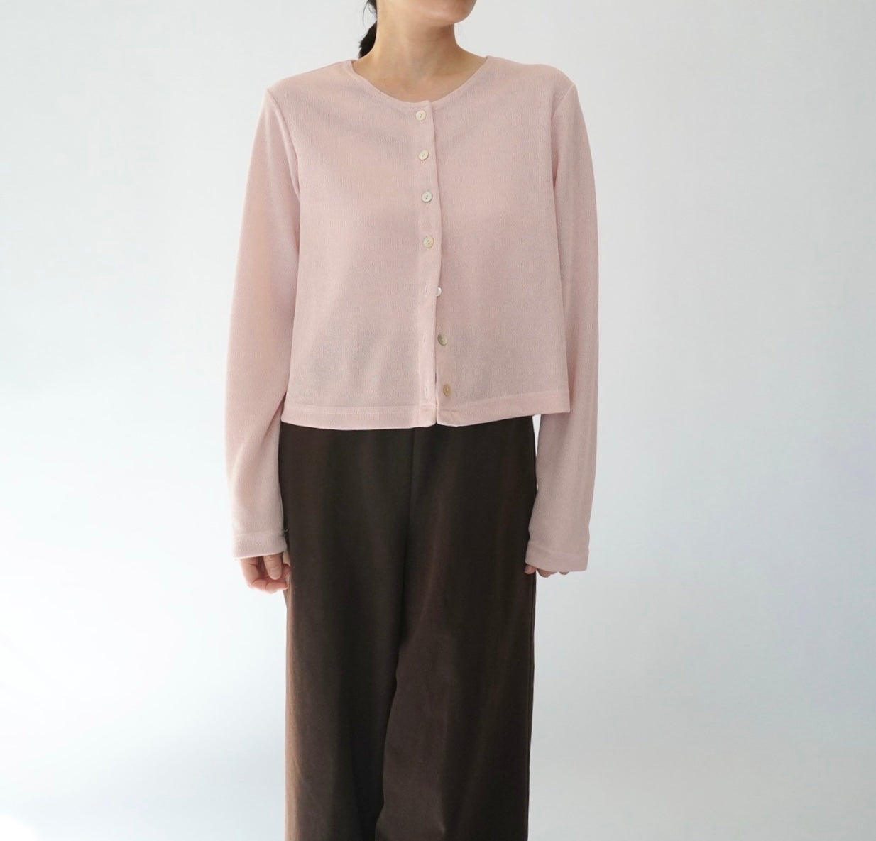90s Light Pink Top Made in USA