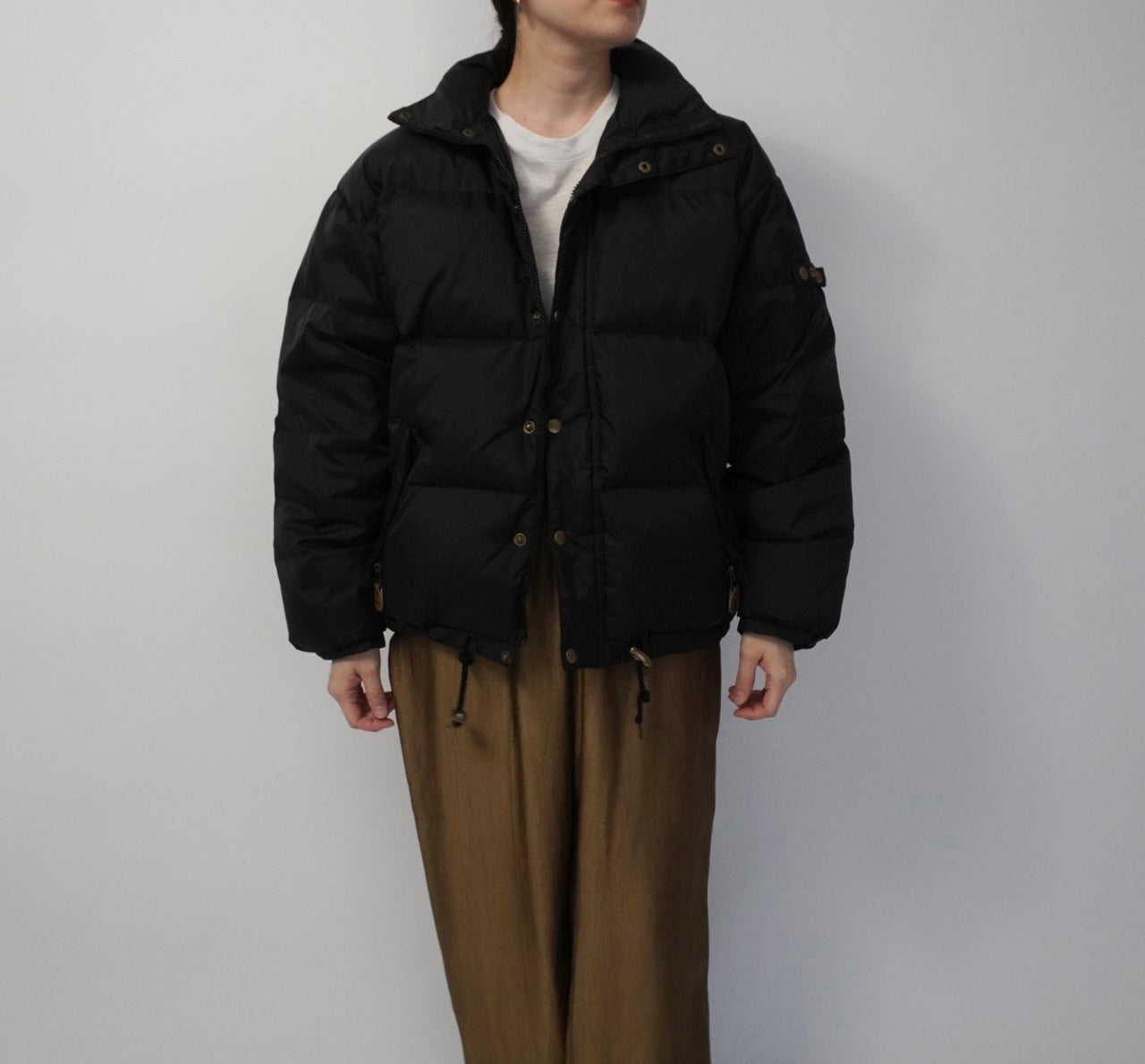 90s Black Down Jacket