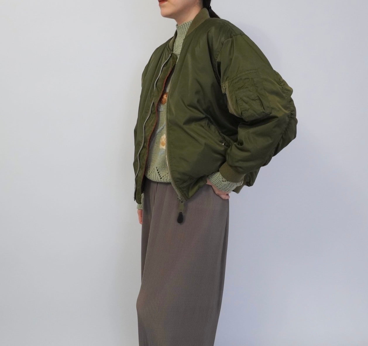 90s Nylon Military Jacket