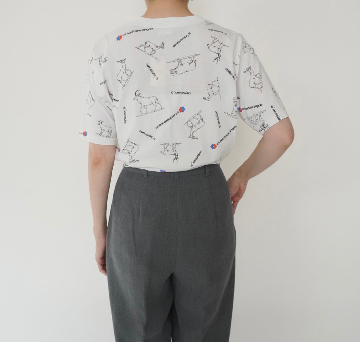 90s Printed T-shirt Made in France