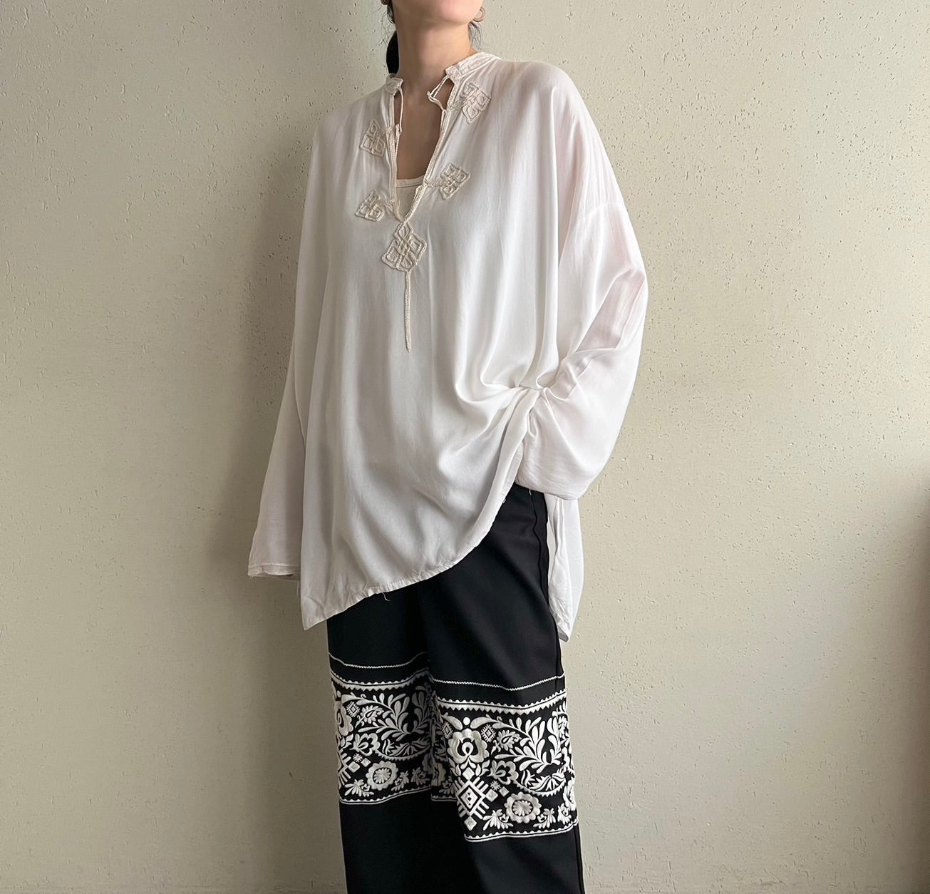 80s Embroidery Tunic