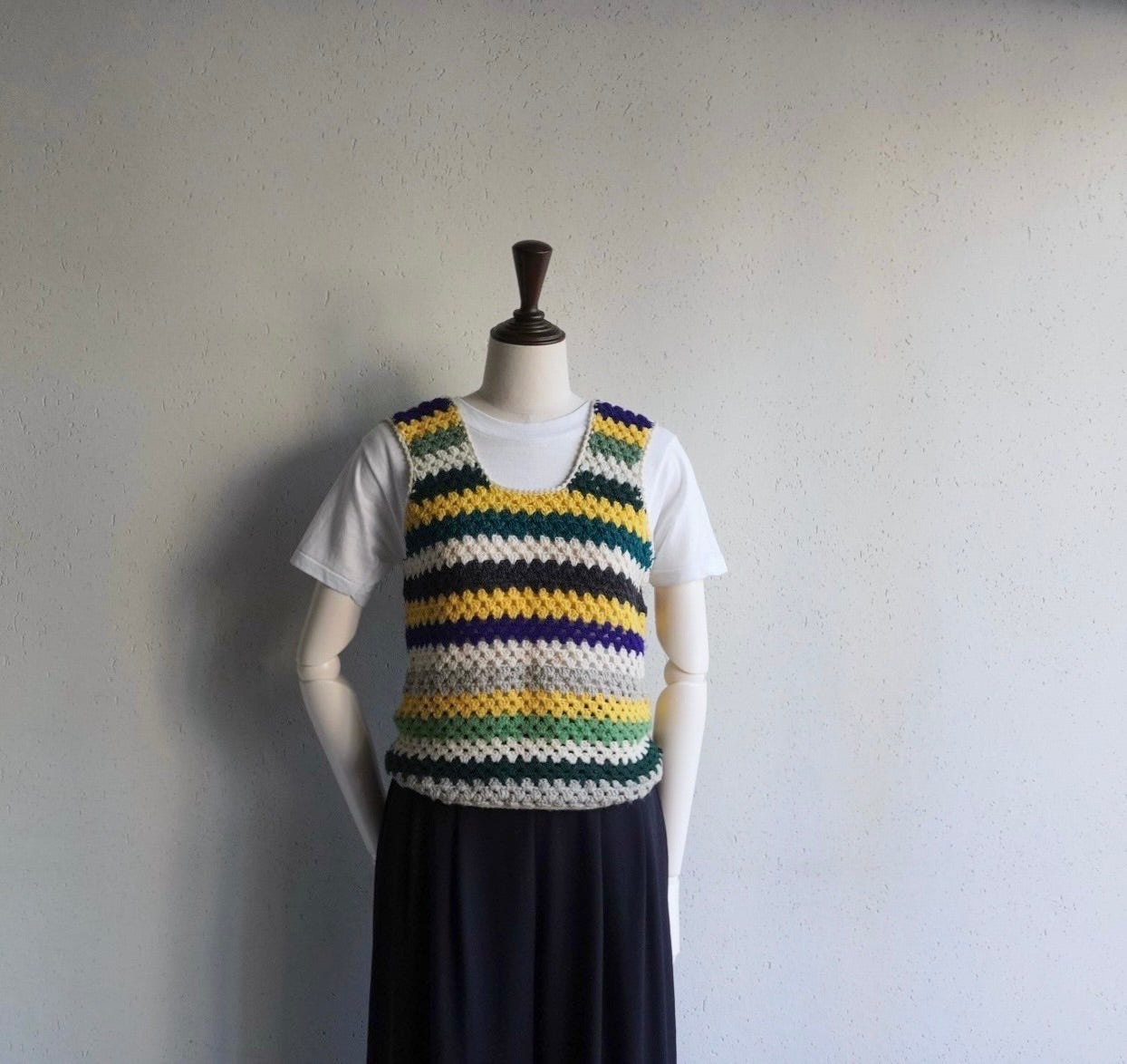 80s Pattern Knit Top