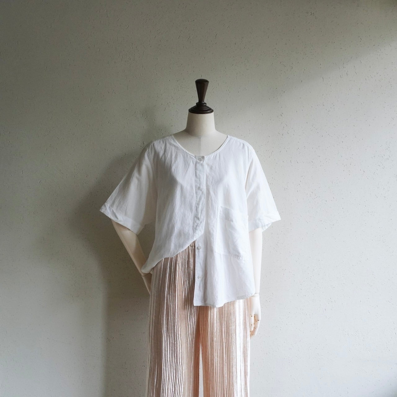 90s EURO Pleated Blouse
