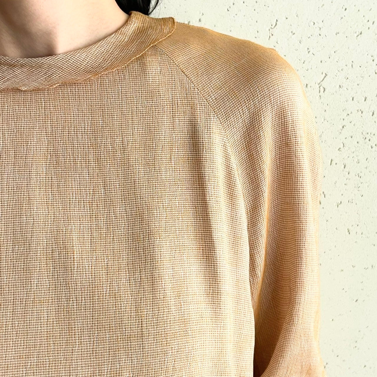 90s Pale Orange Blouse