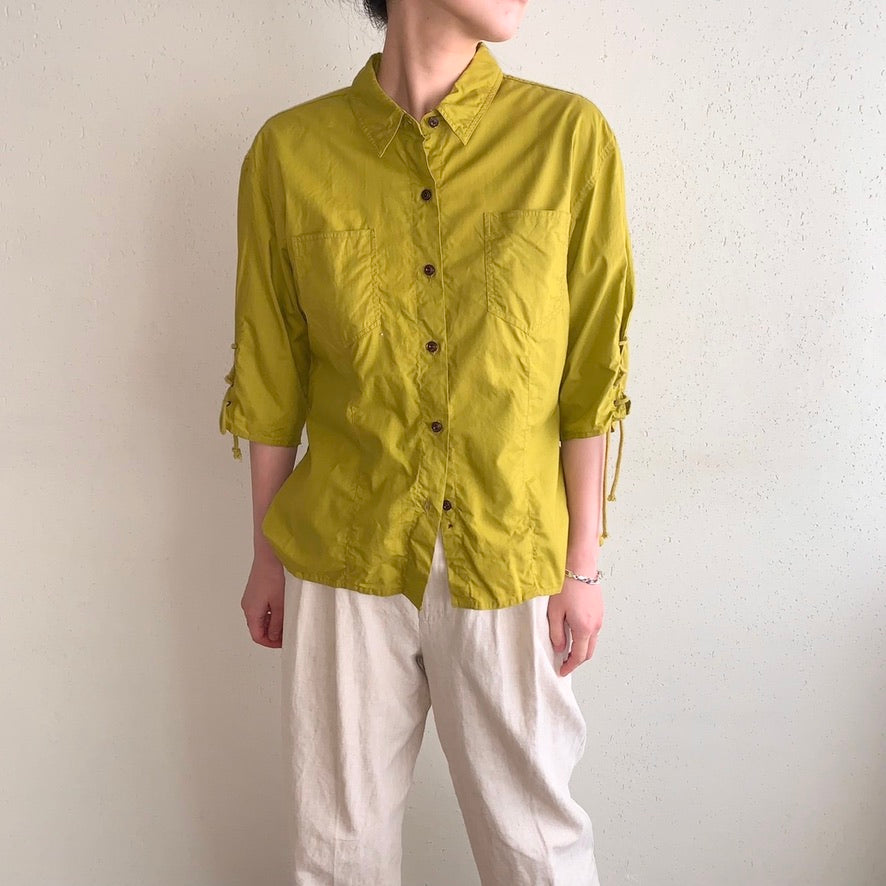 90s EURO Lace Up Shirt