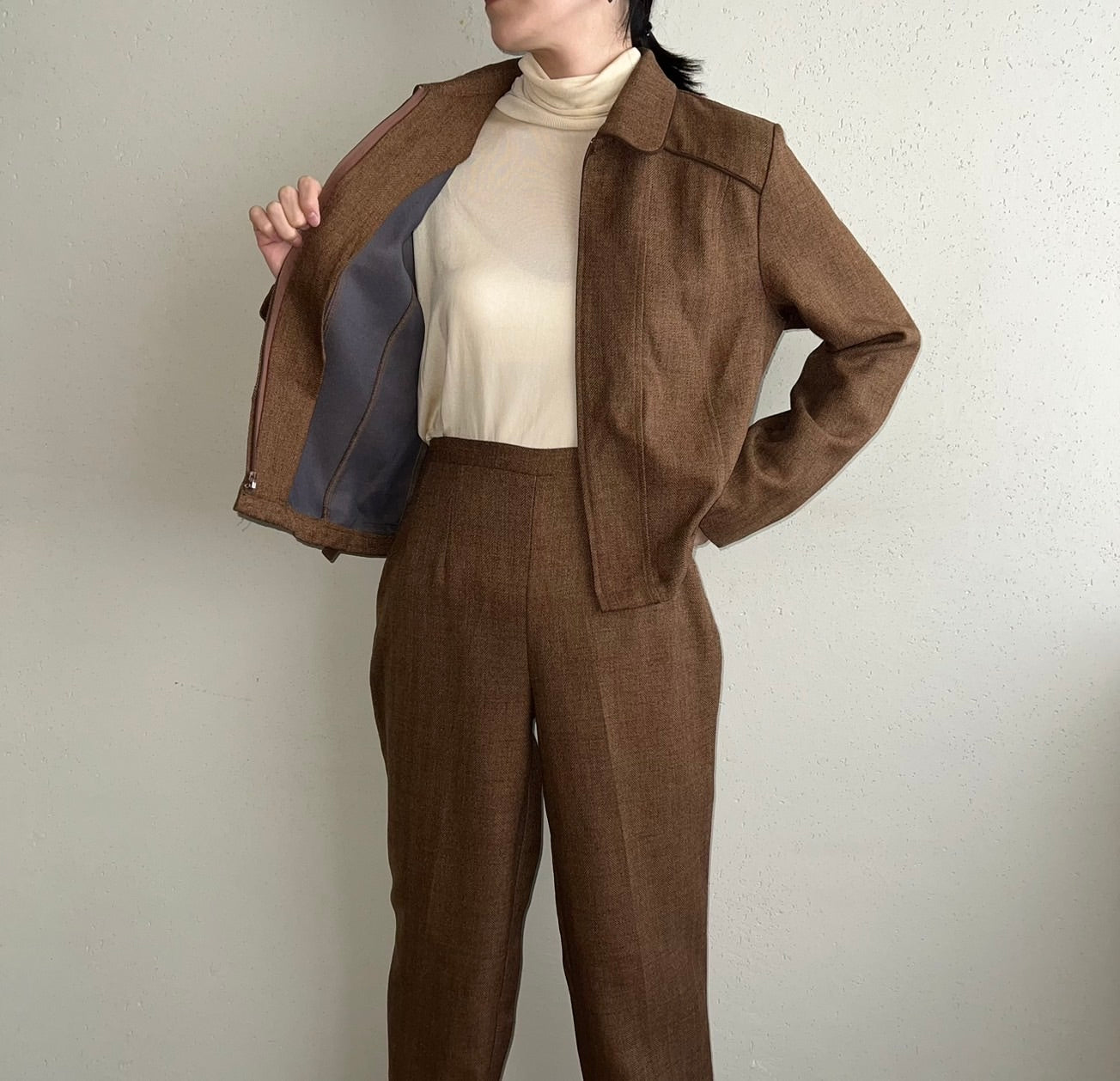 90s Zipped Two-Piece