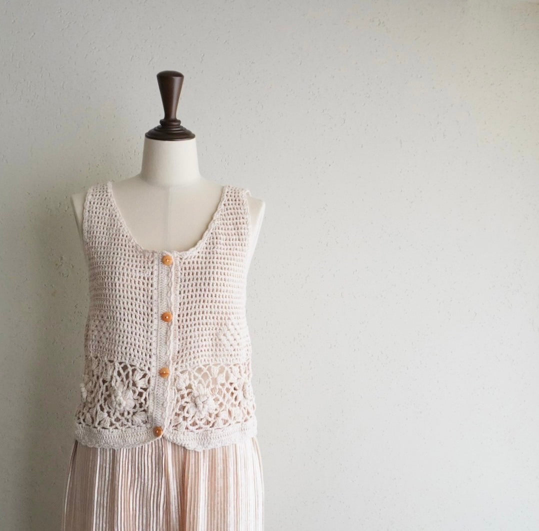 90s EURO Crochet Top