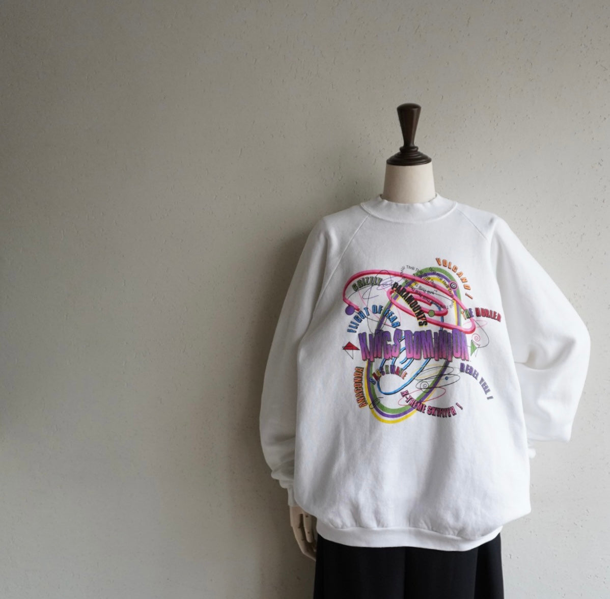 90s Printed Sweater Made in USA