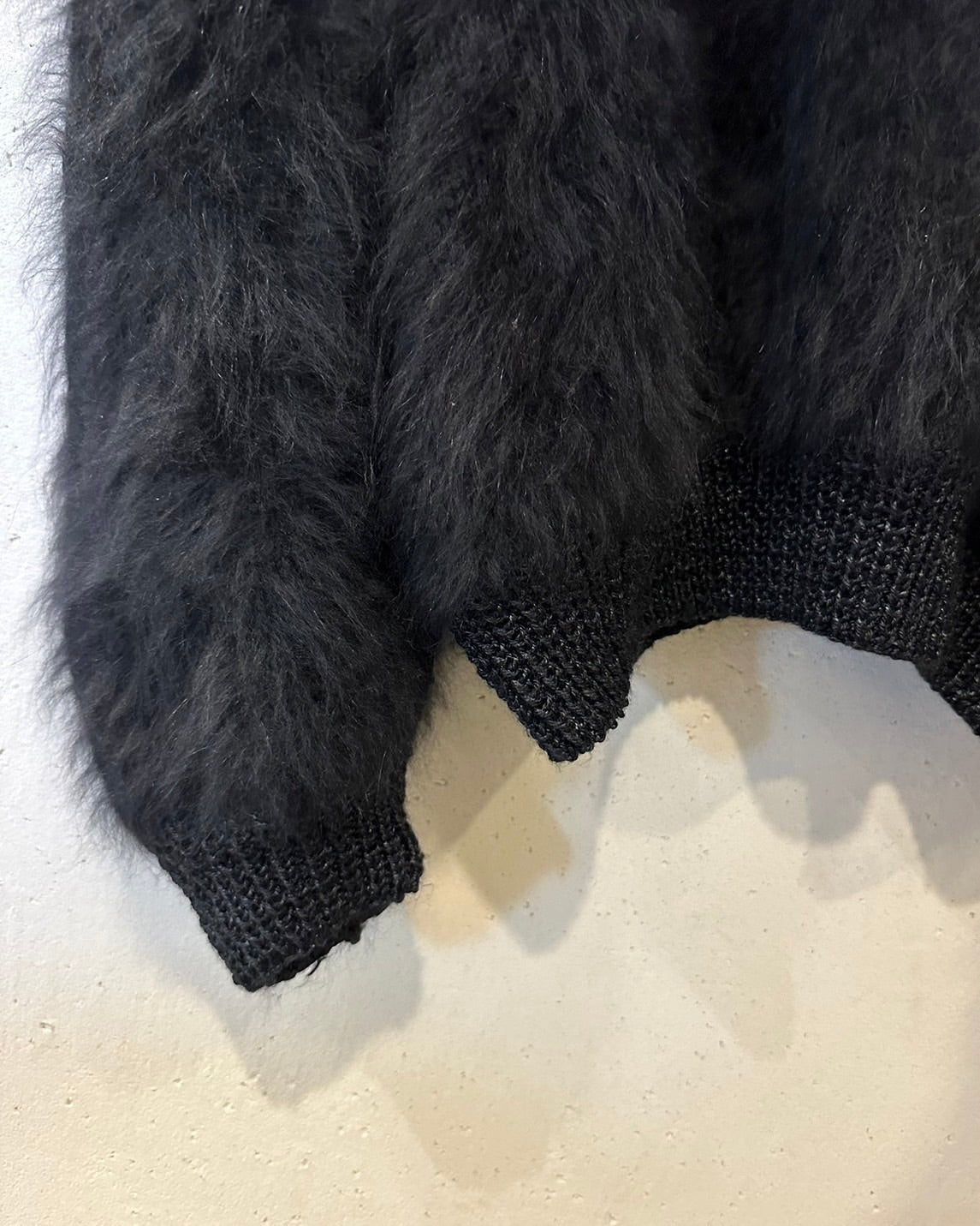 80s Black Knit