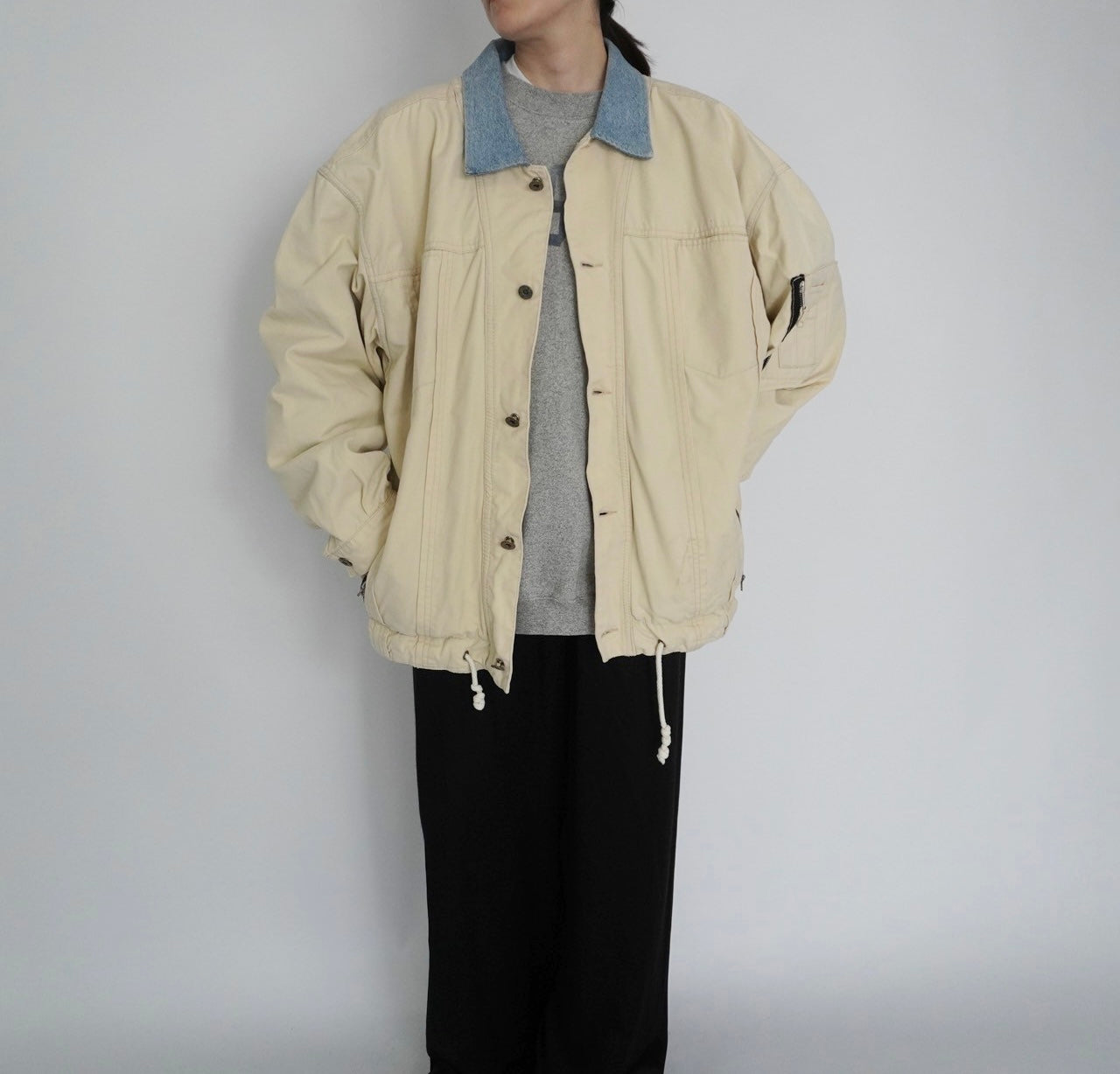 90s Denim Collar Jacket