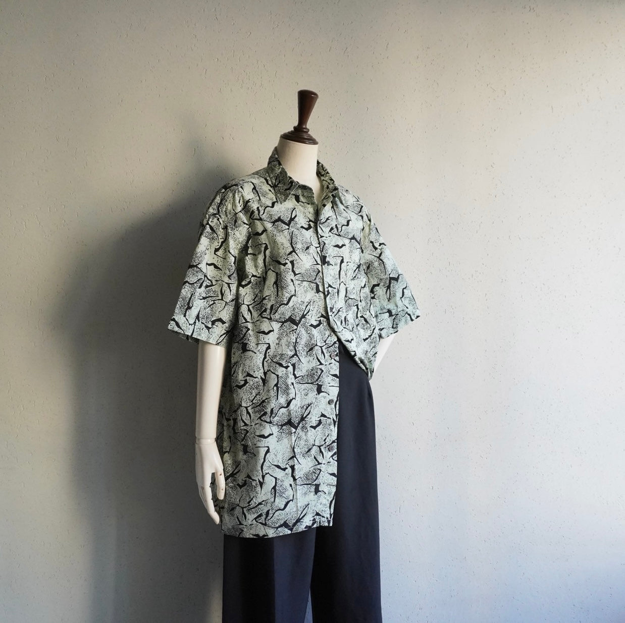 90s EURO Printed Cotton Shirt