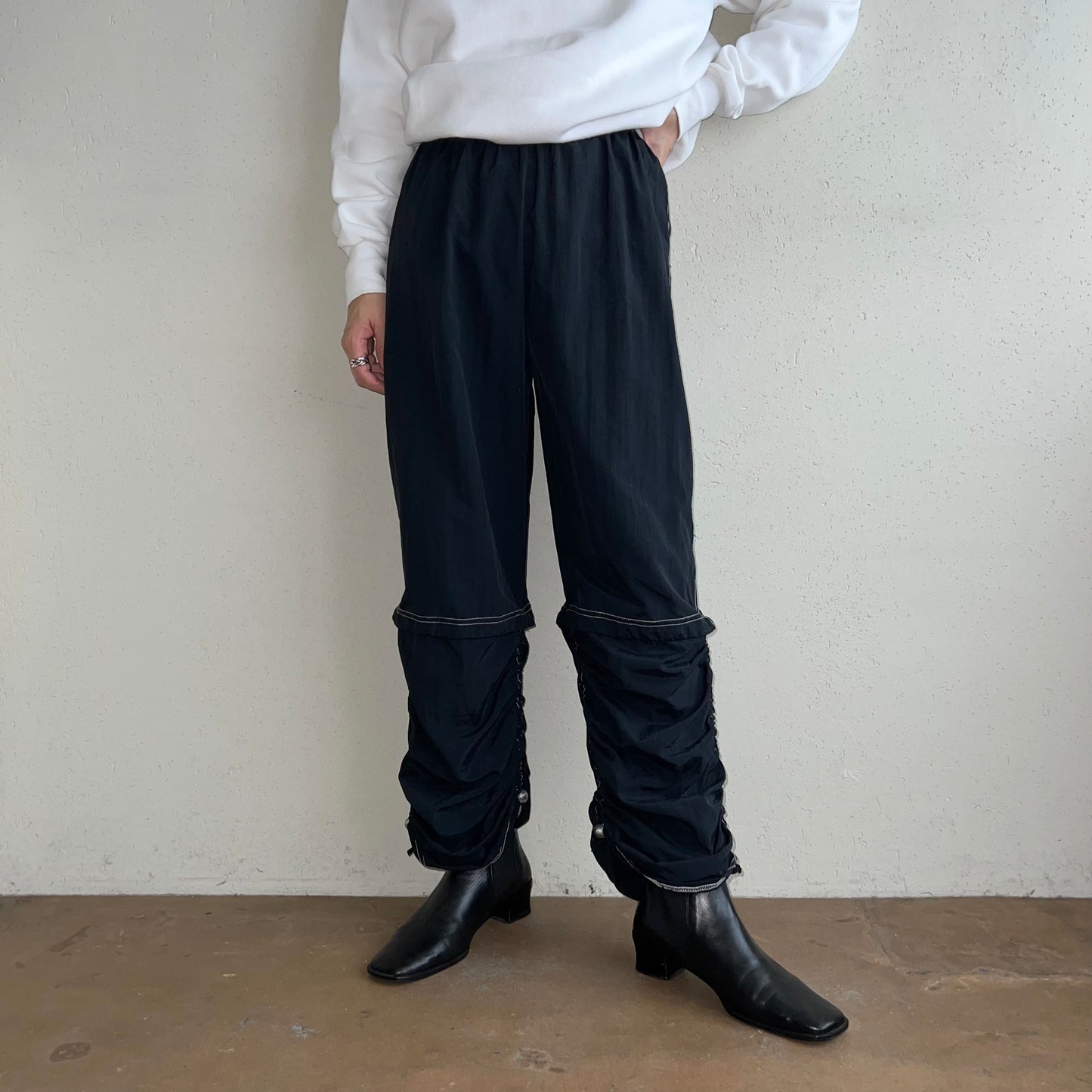 90s Design Nylon Pants