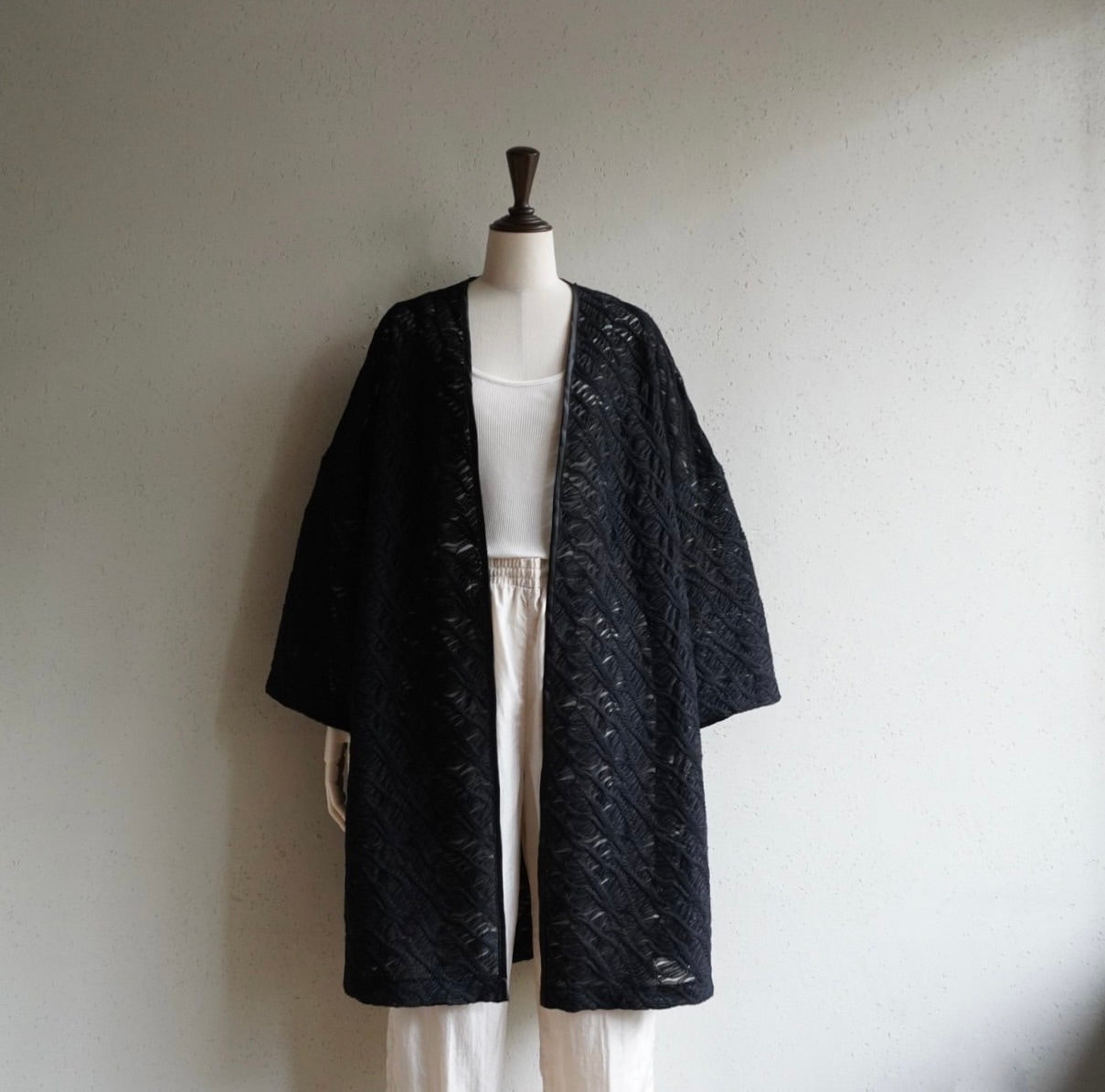 90s Black Robe Made in UK