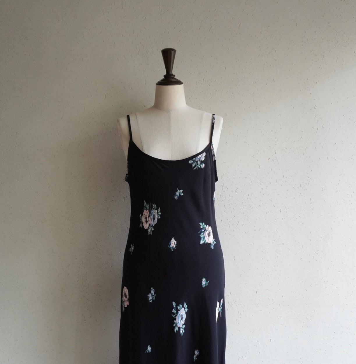 90s Floral Print Maxi Dress Made in USA