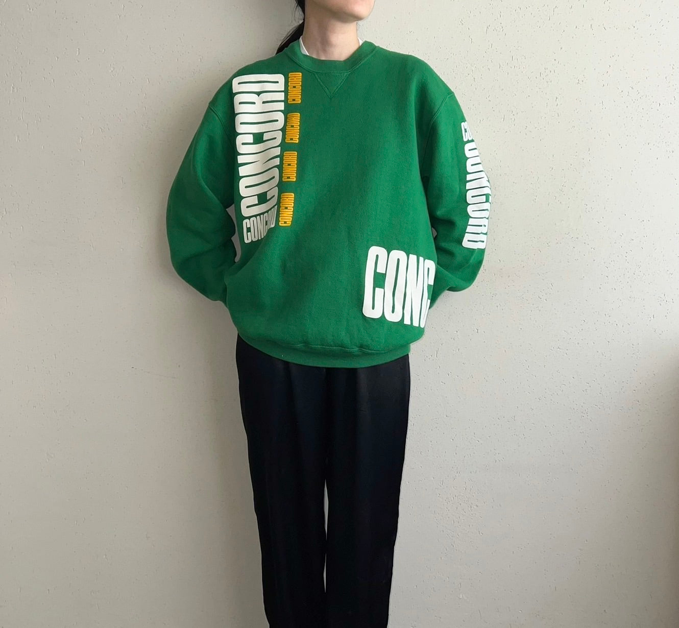 90s Printed Sweater Made in USA