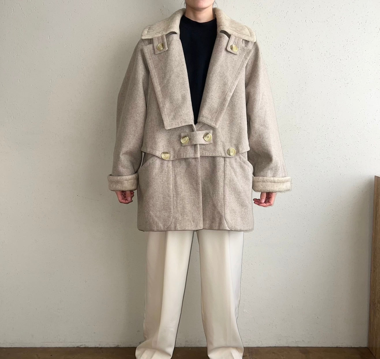 80s Wool Jacket Made in Italy