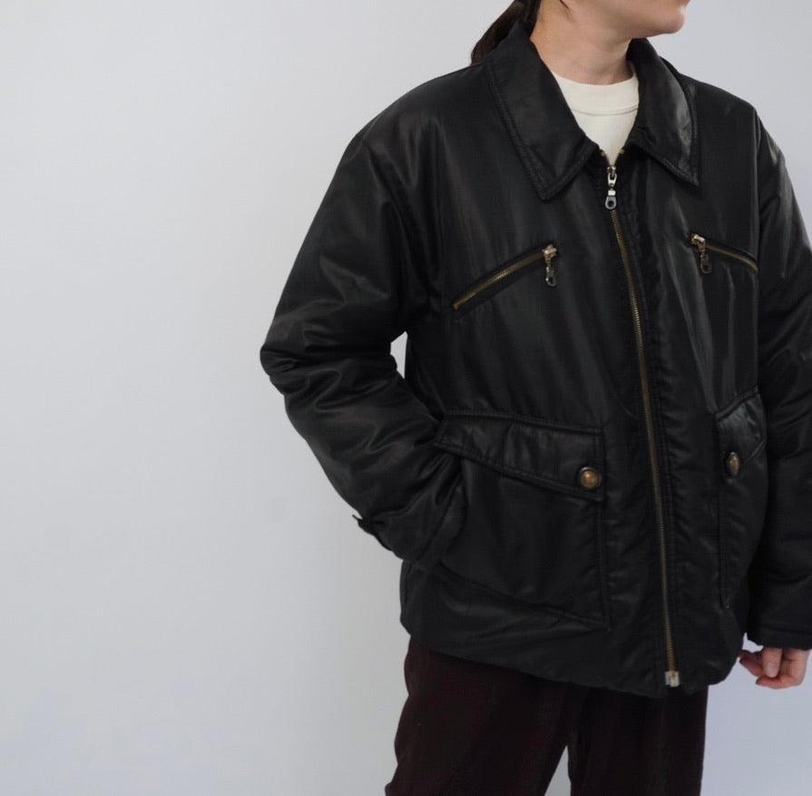 90s Black Jacket Made in Italy