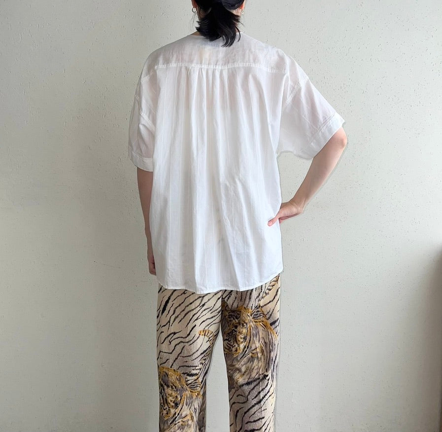90s EURO Cotton Design Blouse