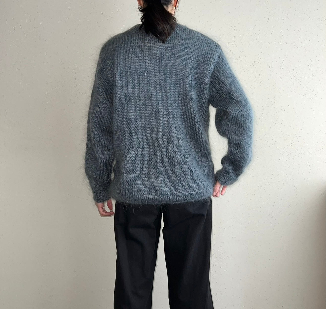 80s Blue Knit