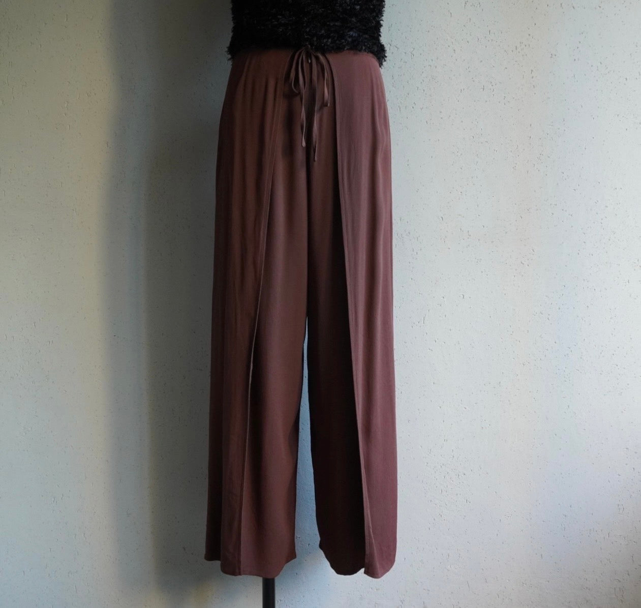 90s Brown Wide Pants