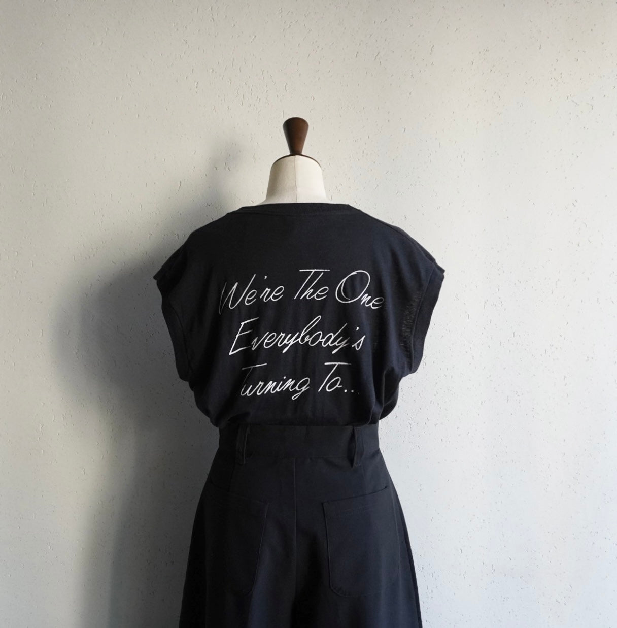 80s Printed Sleeveless T-shirt Made in USA