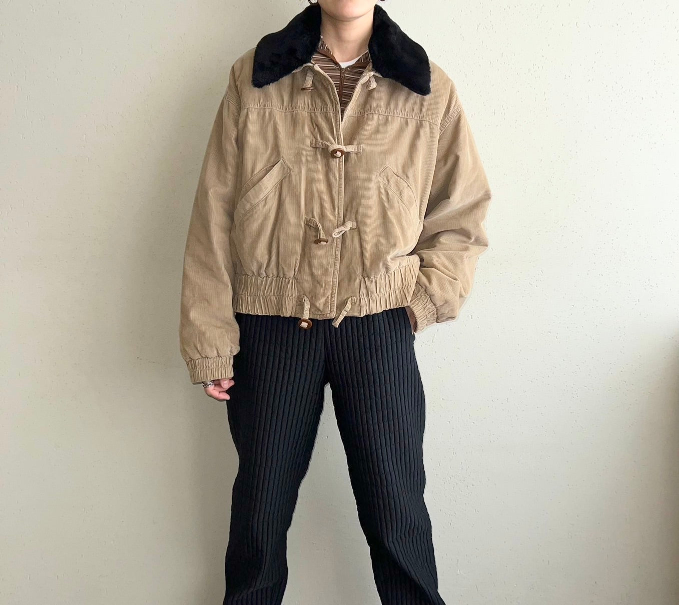 90s ”BLUE FAMILY BENETTON”Corduroy Jacket Made in Italy