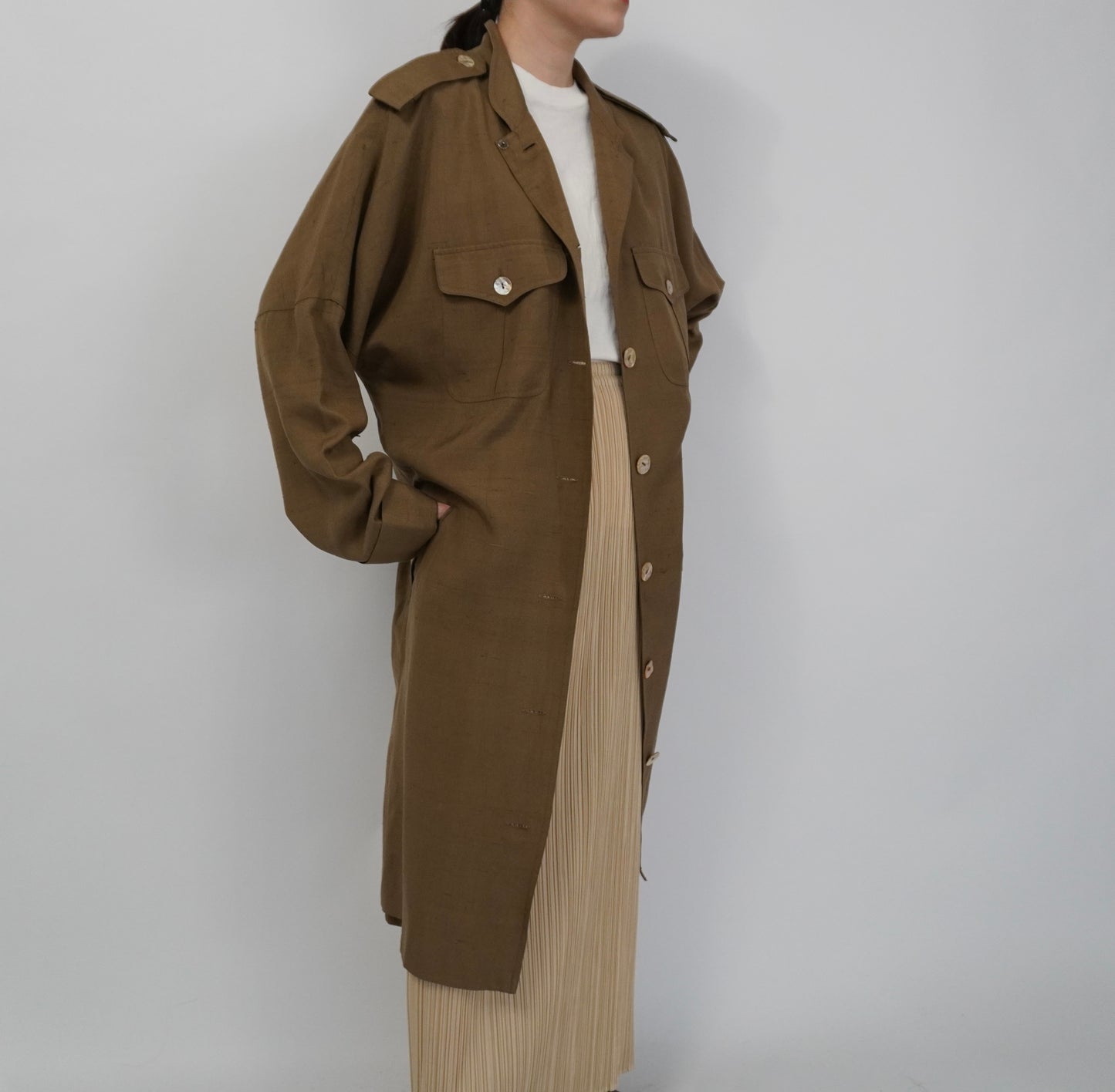 90s Design Silk Dress,Jacket
