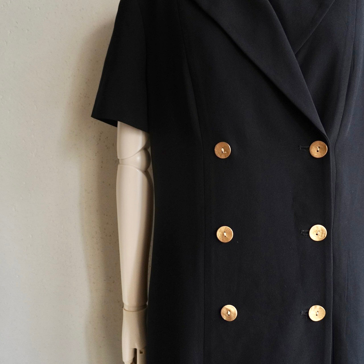 90s Black Long Jacket,Dress