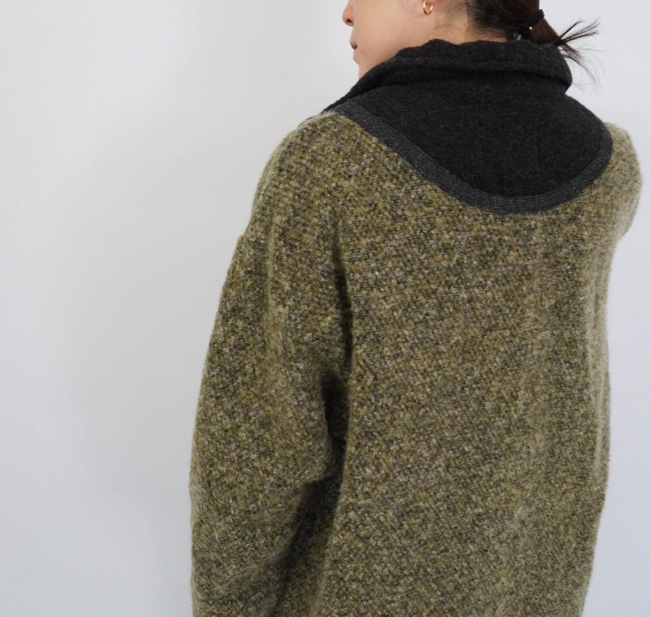 90s EURO Knit Fleece Pullover