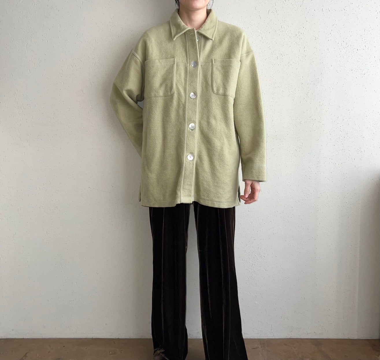 90s Cotton Shirt Jacket