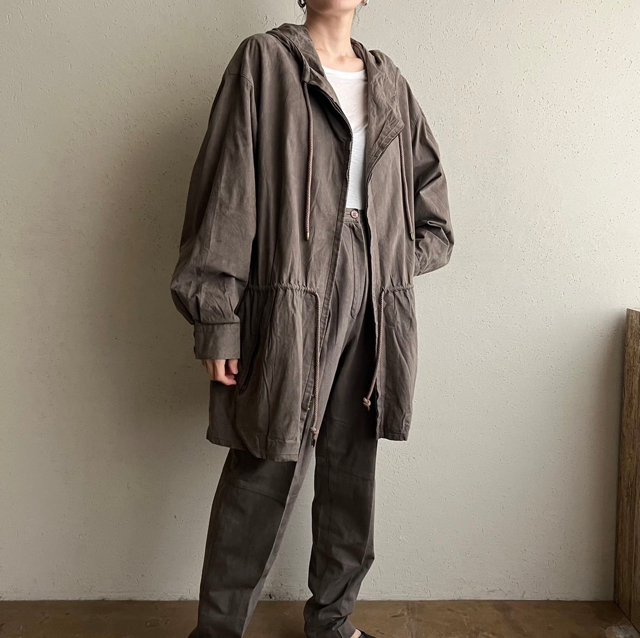 80s Suede Two-Piece Made in USA