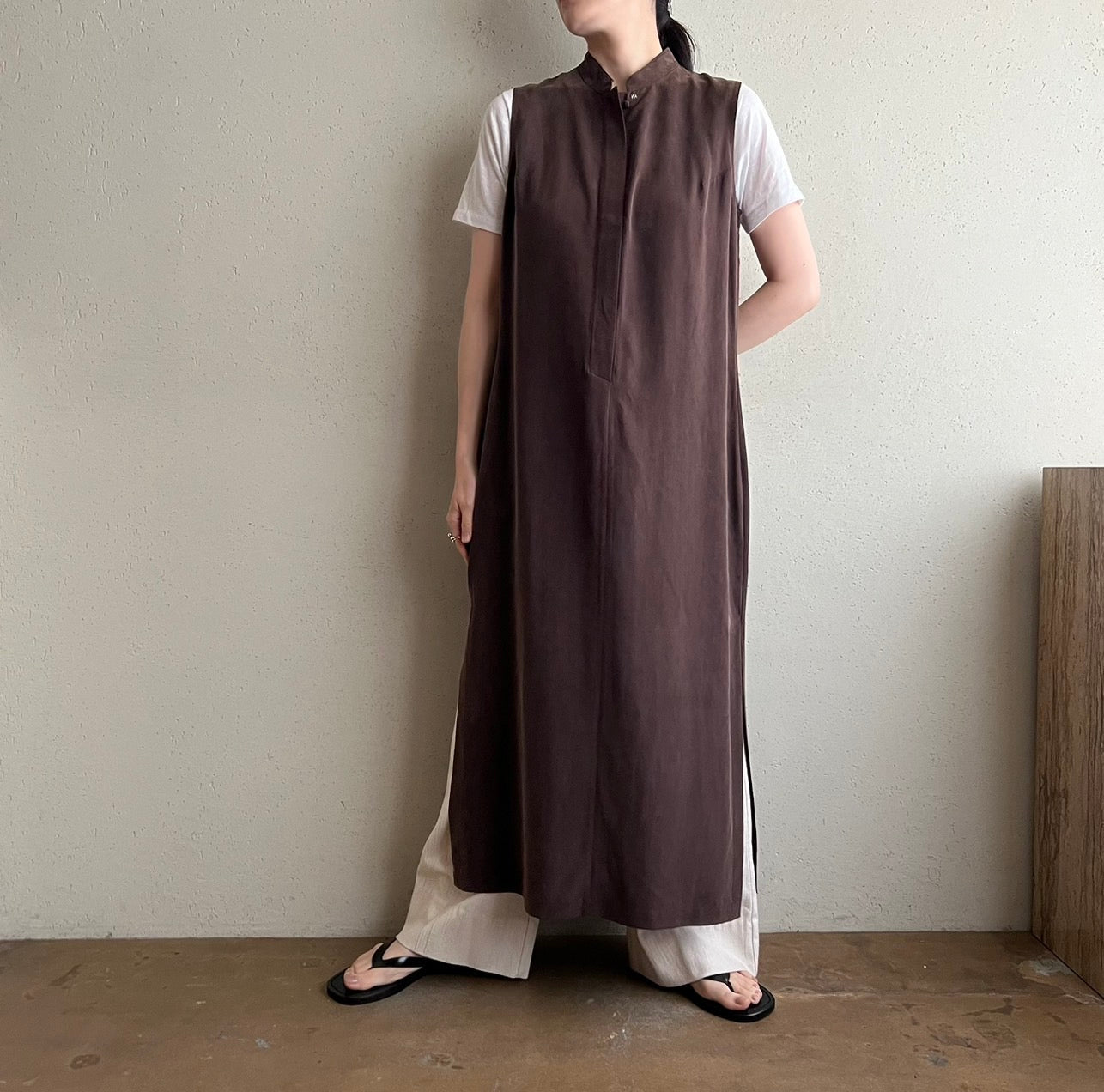 90s Silk Sleeveless Dress