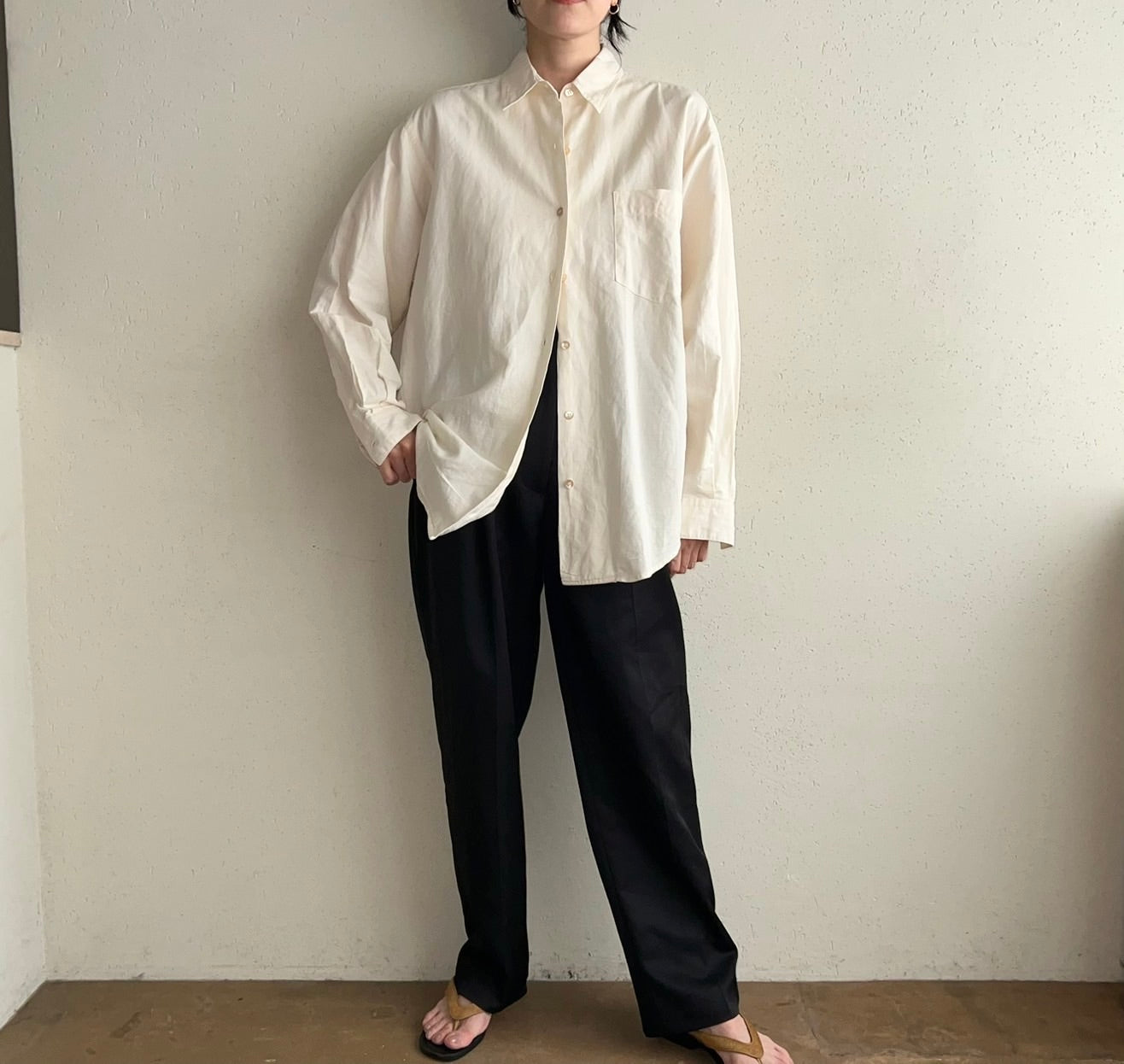 90s "Calvin Klein Sport" Linen Shirt