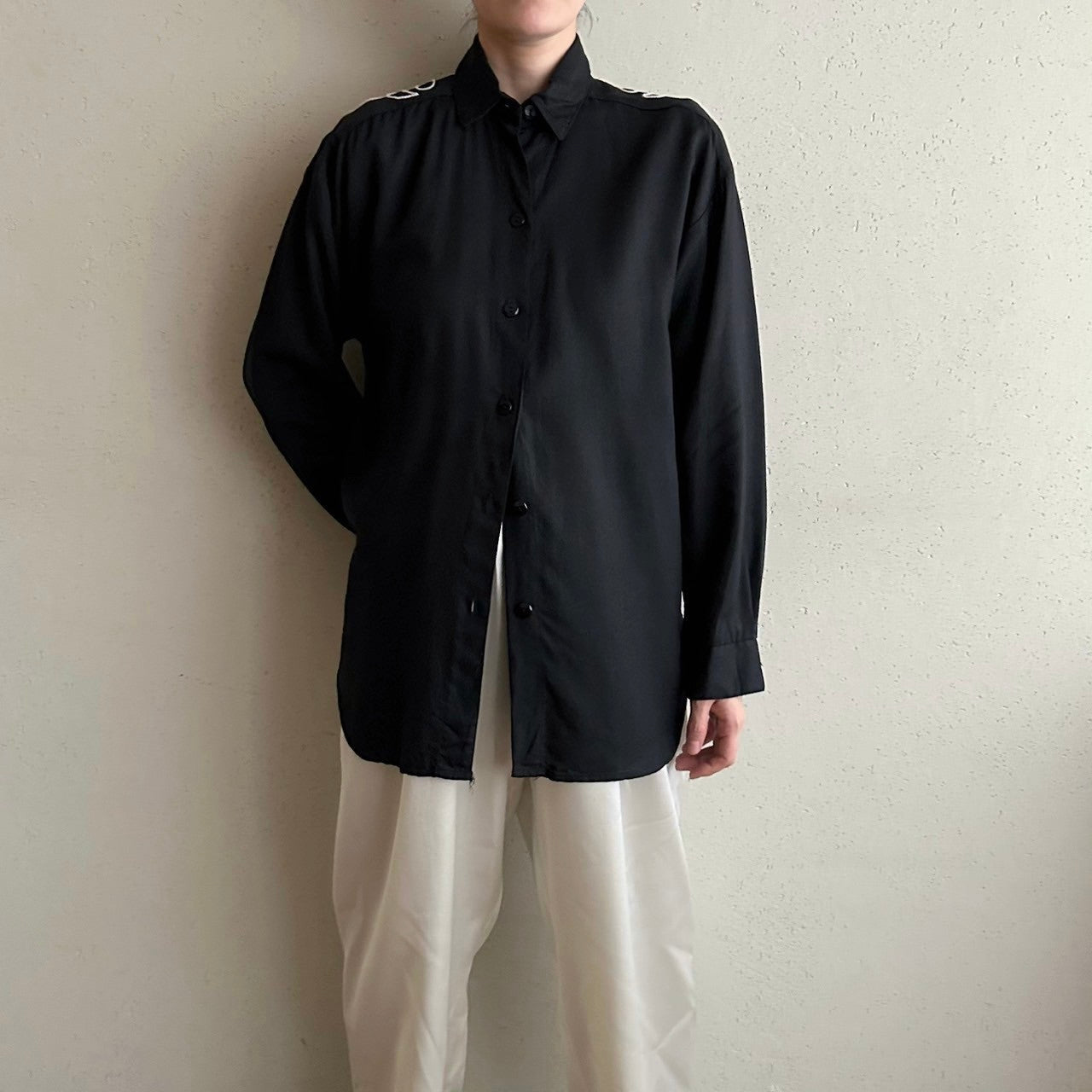 90s Rayon Design Shirt Made in USA