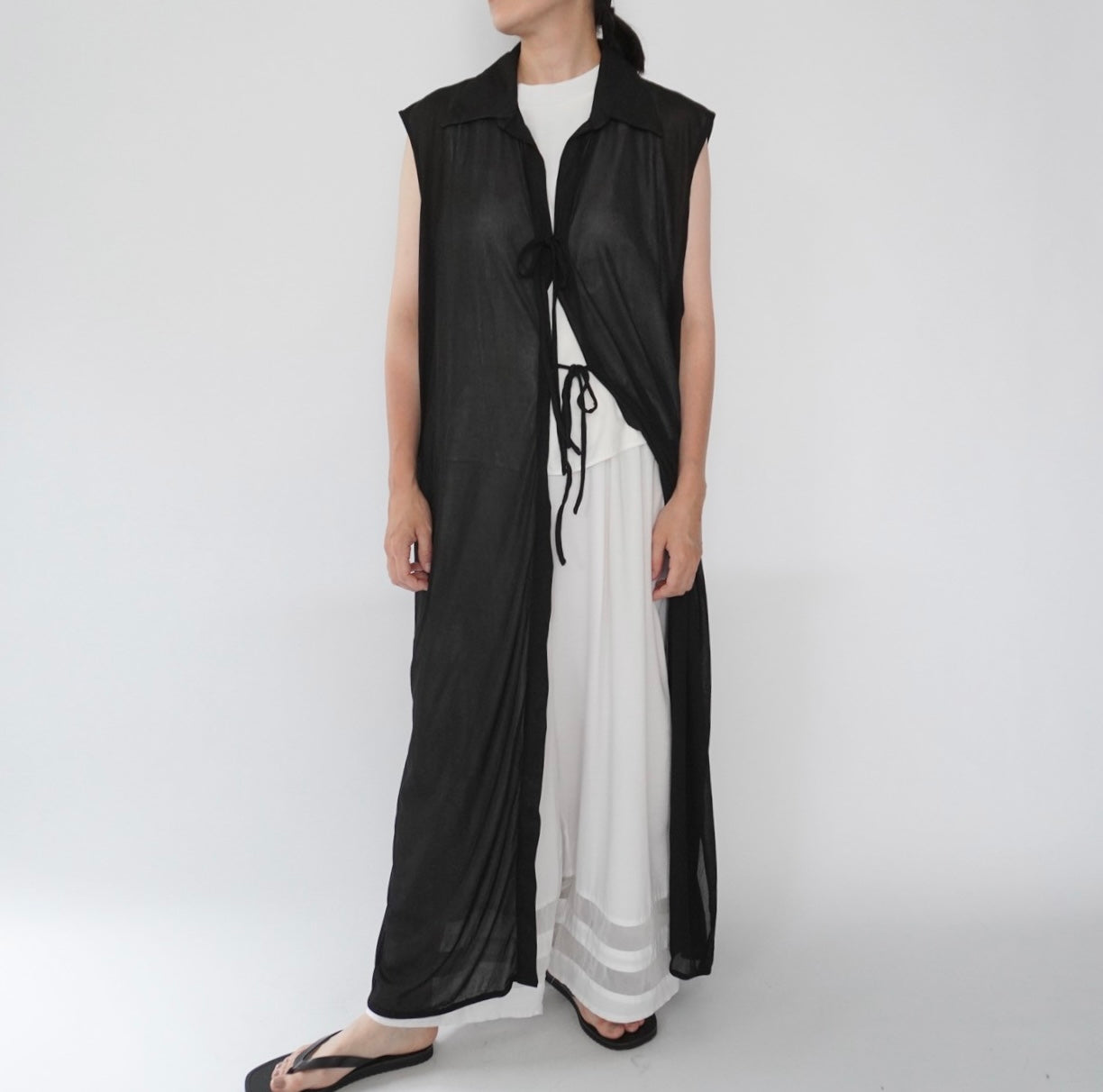 90s Sheer Maxi Robe