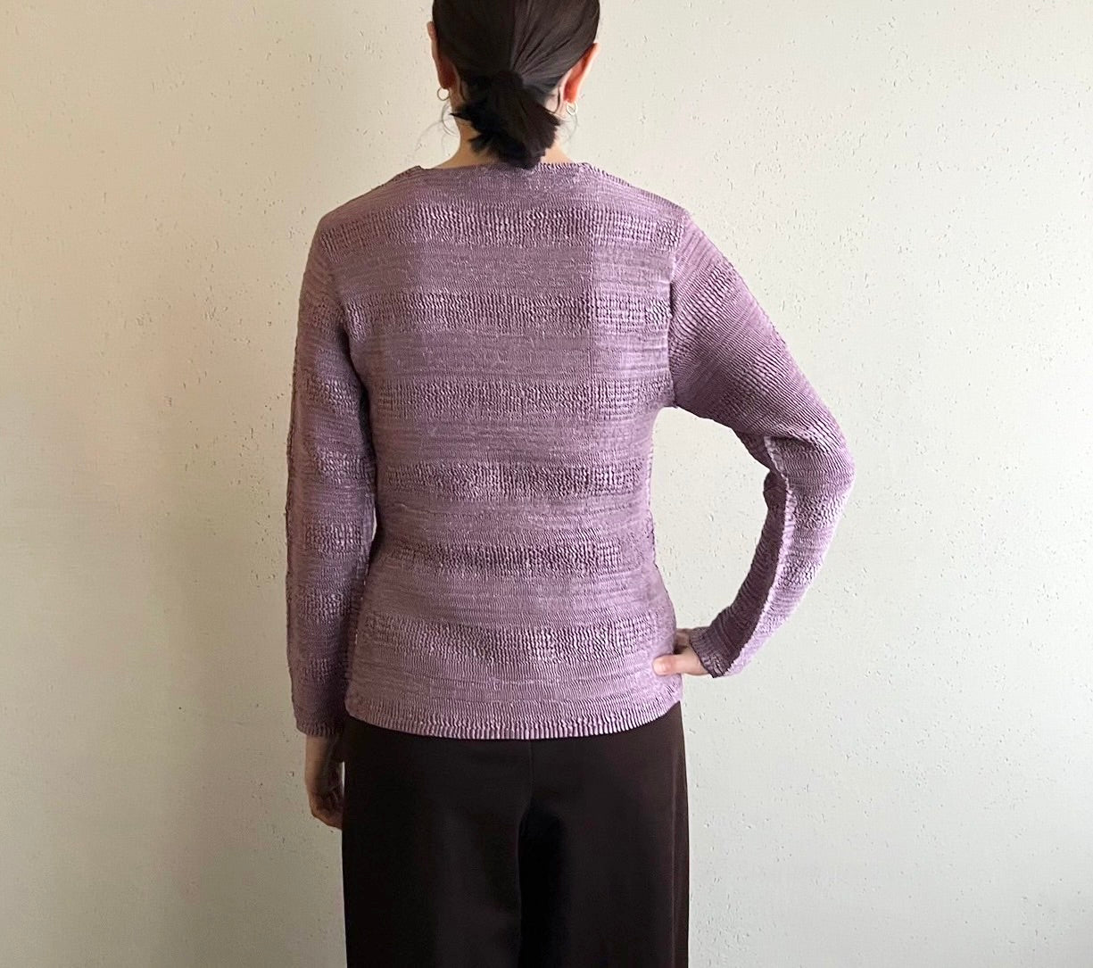 90s Pleat Top Made in France