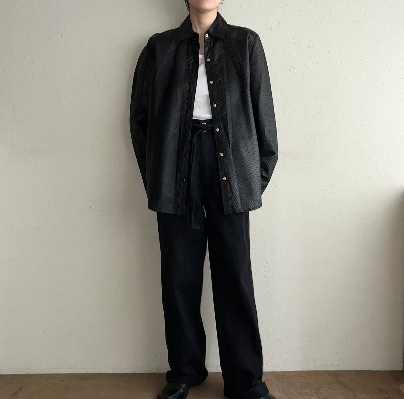 90s Leather Shirt