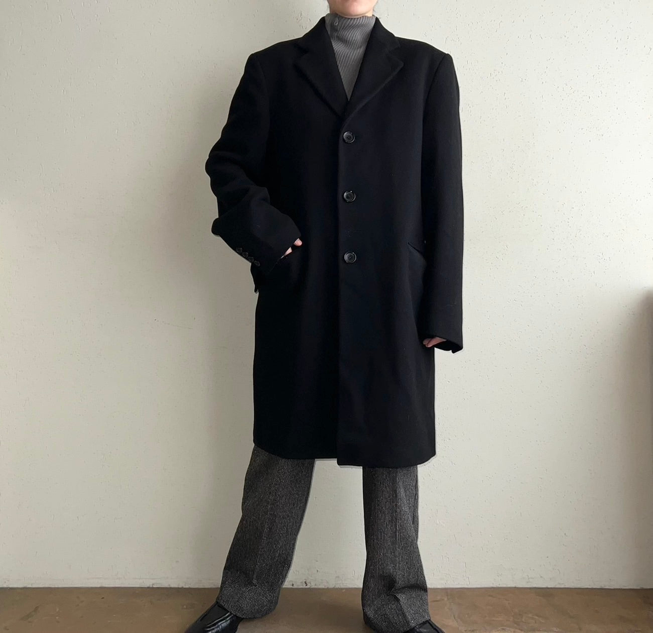 90s Cashmere Coat Made in Italy