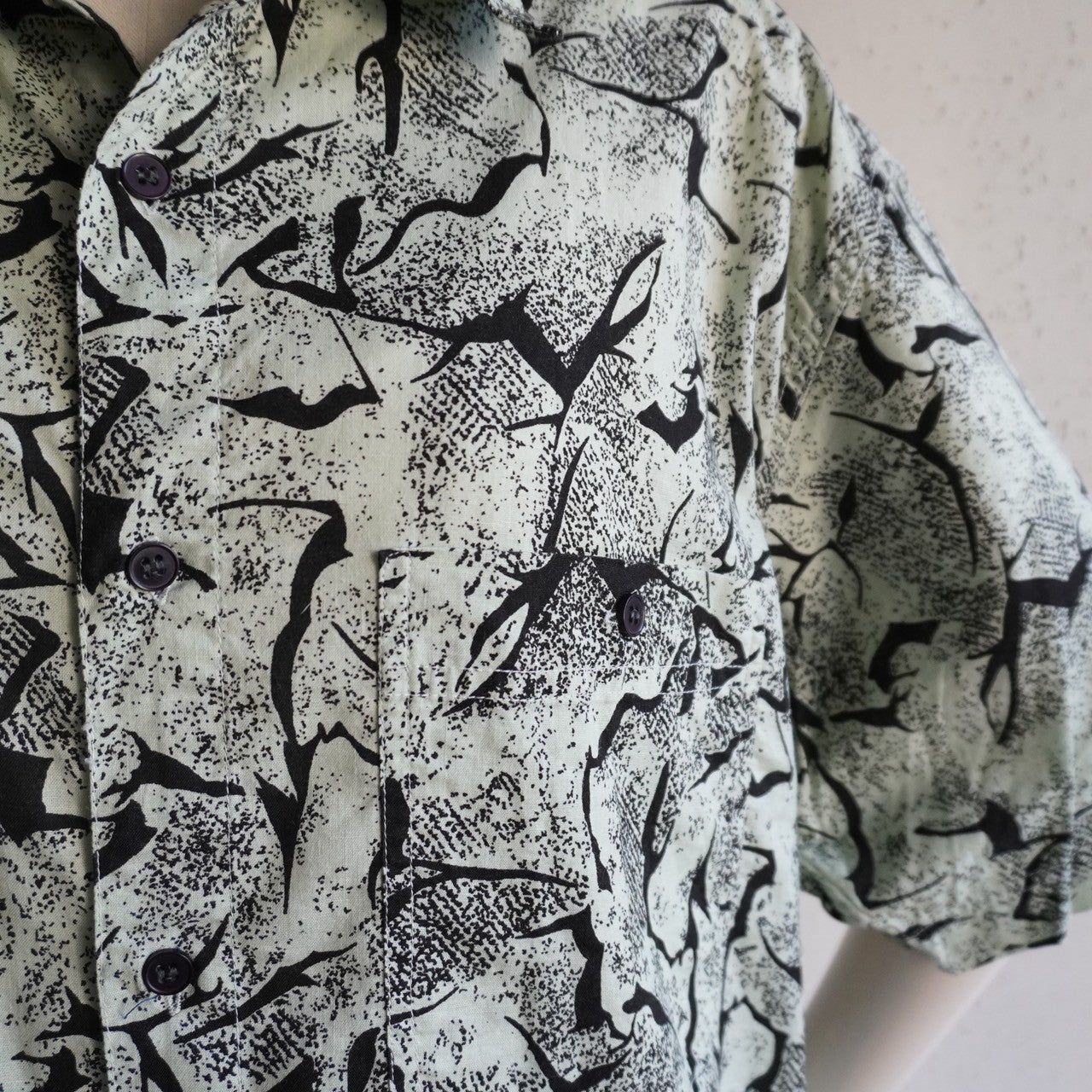 90s EURO Printed Cotton Shirt