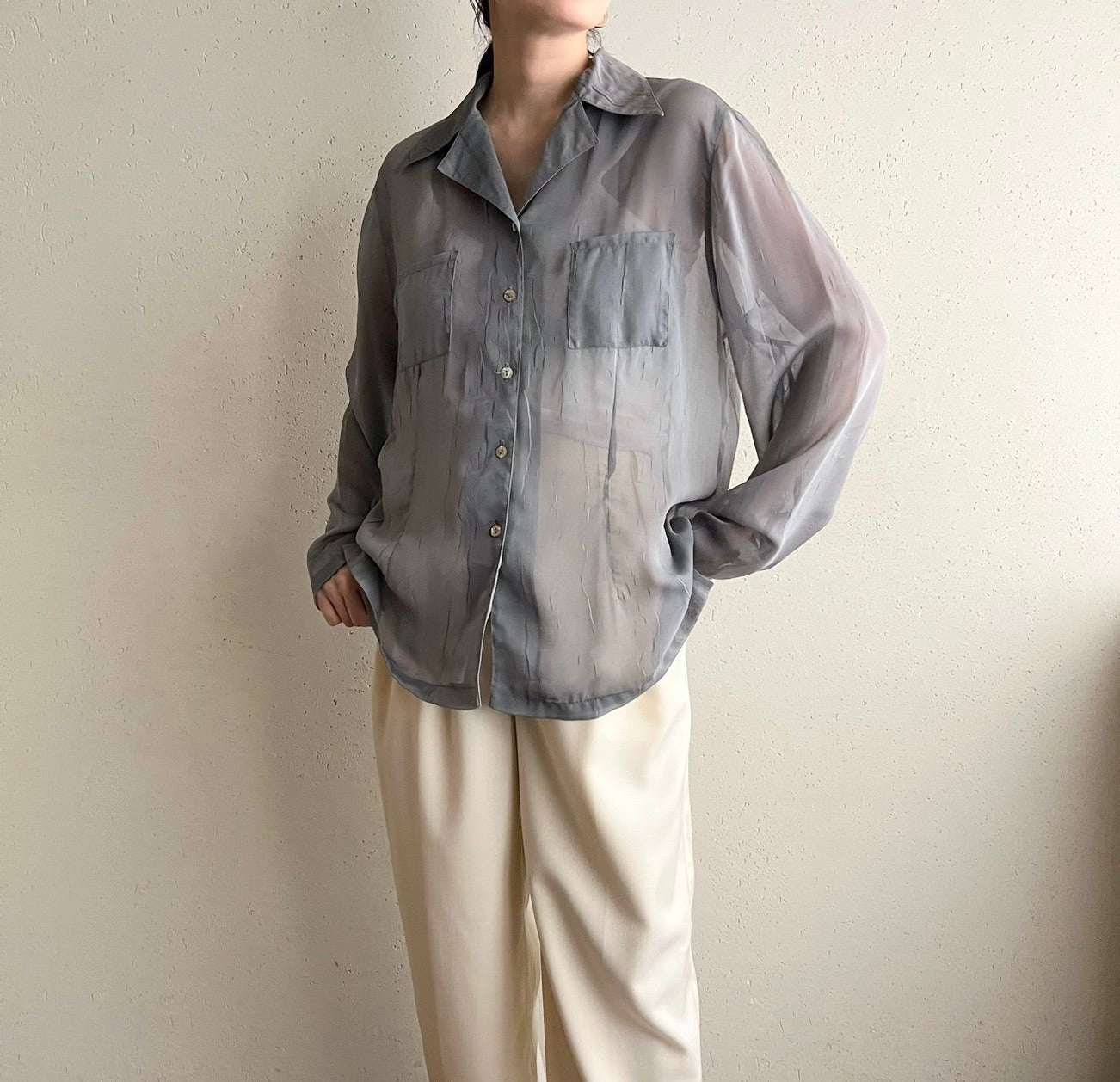90s EURO Sheer Shirt