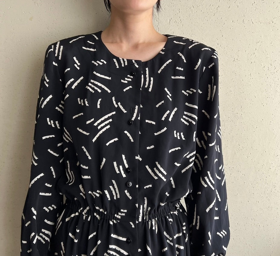 90s Printed Dress
