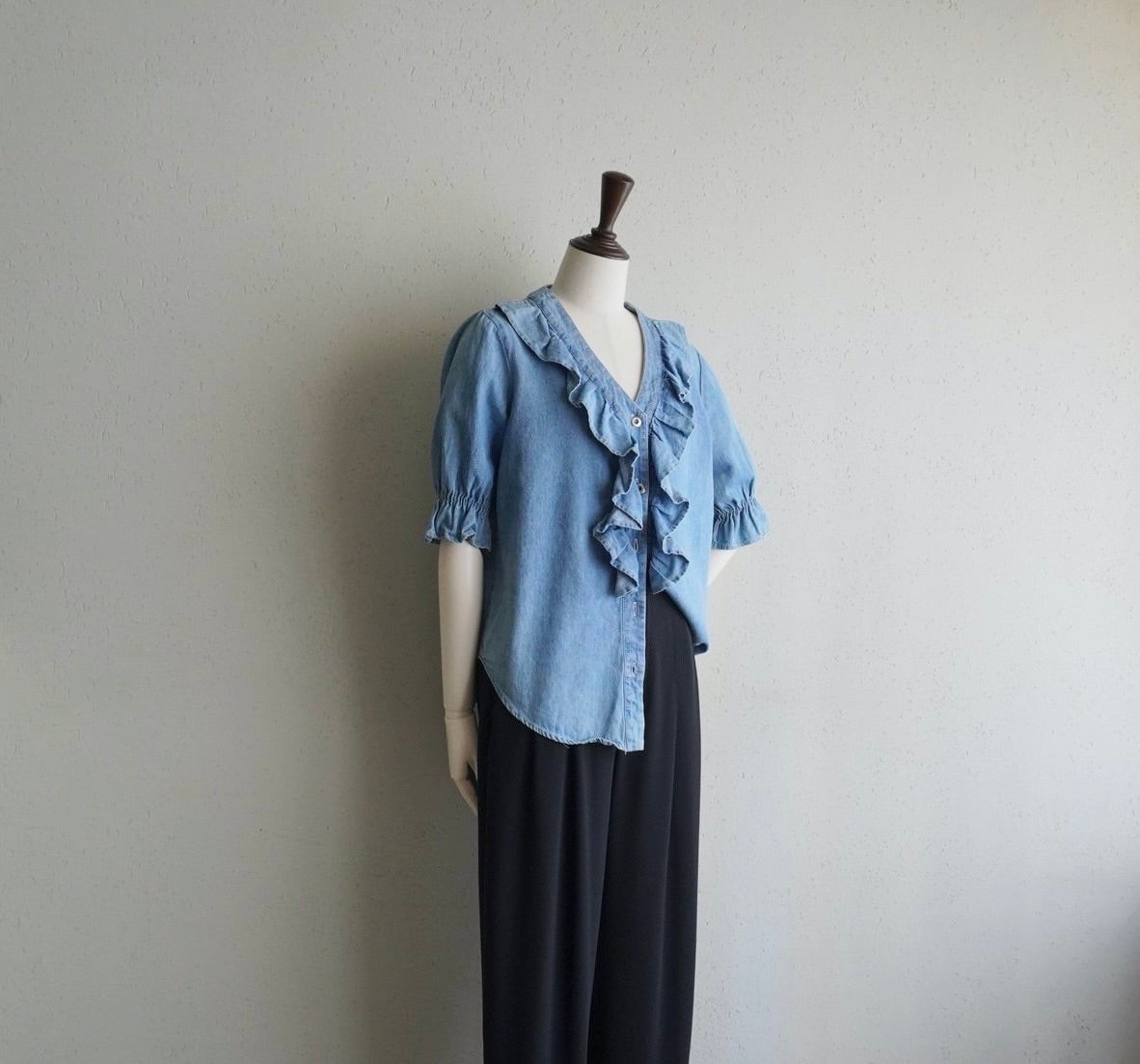 90s Denim Blouse
